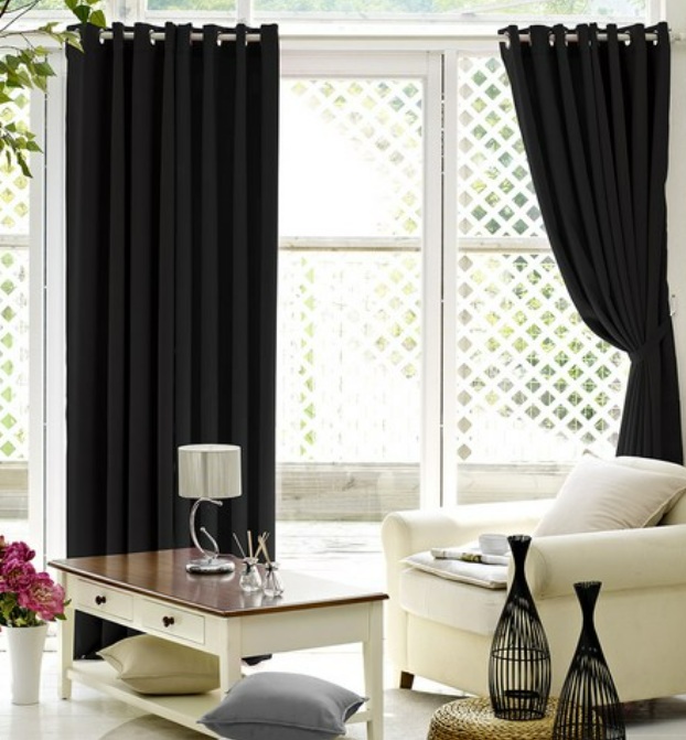 원룸 암막 커튼 추천 더자리 아일렛